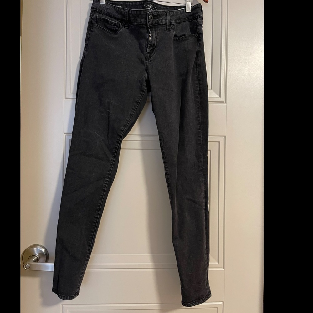 Lucky brand black jeans size 12